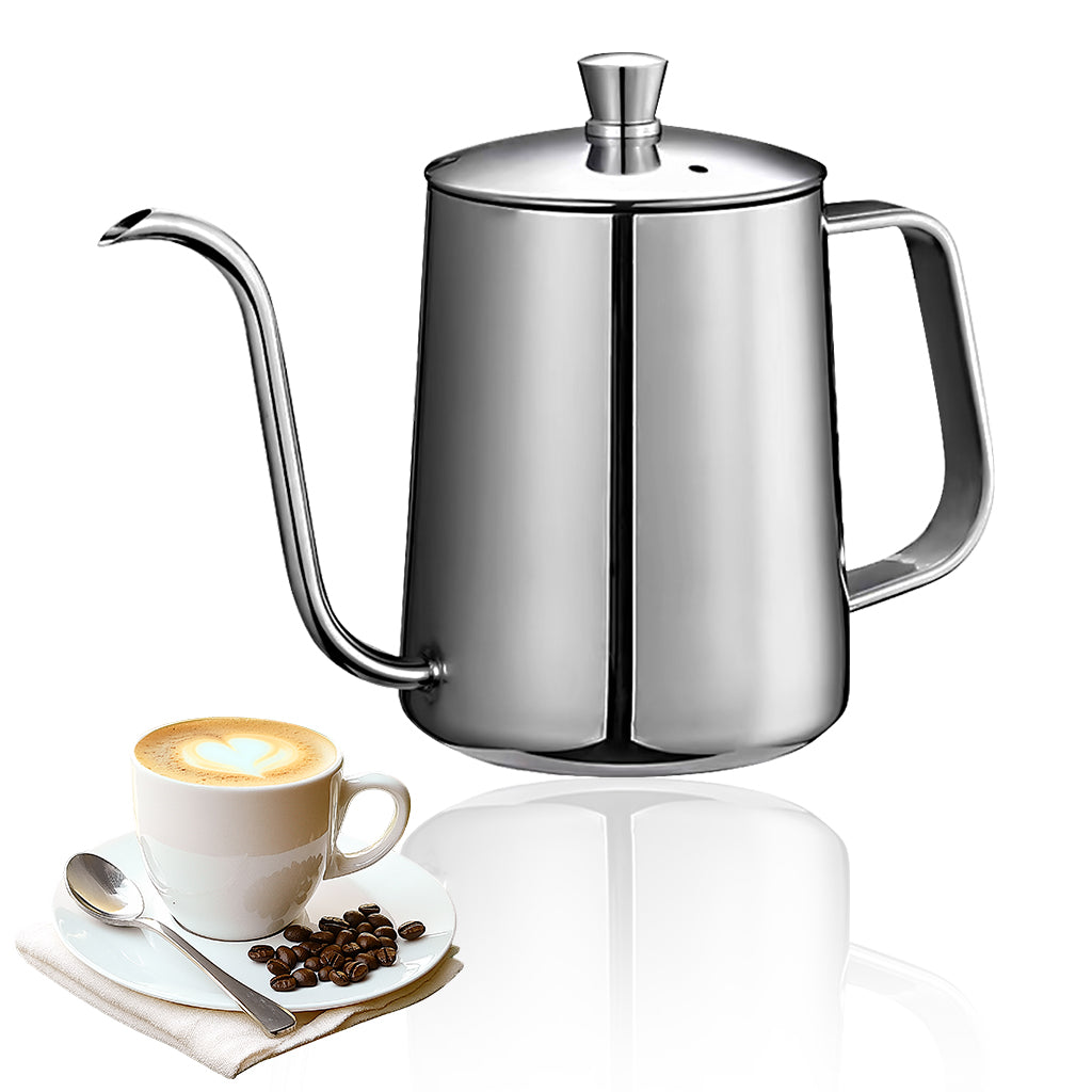 HASTHIP Pour Over Coffee Gooseneck Water Kettle with Lid 350ml Stainless Steel Coffee Pot Gooseneck Kettle Hand Drip Kettle Pour Over Coffee HASTHIP Pour Over Coffee Gooseneck Water Kettle with Lid 350ml Stainless Steel Coffee Pot Gooseneck Kettle Hand Drip Kettle Pour Over Coffee